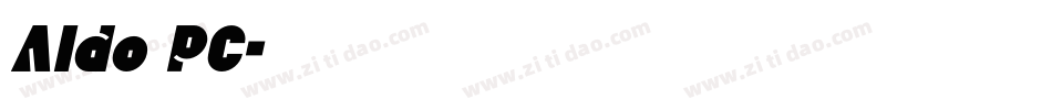 Aldo PC字体转换